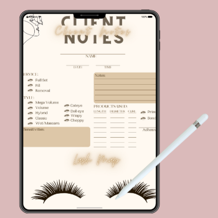 Client Tracker for Lash Extensions